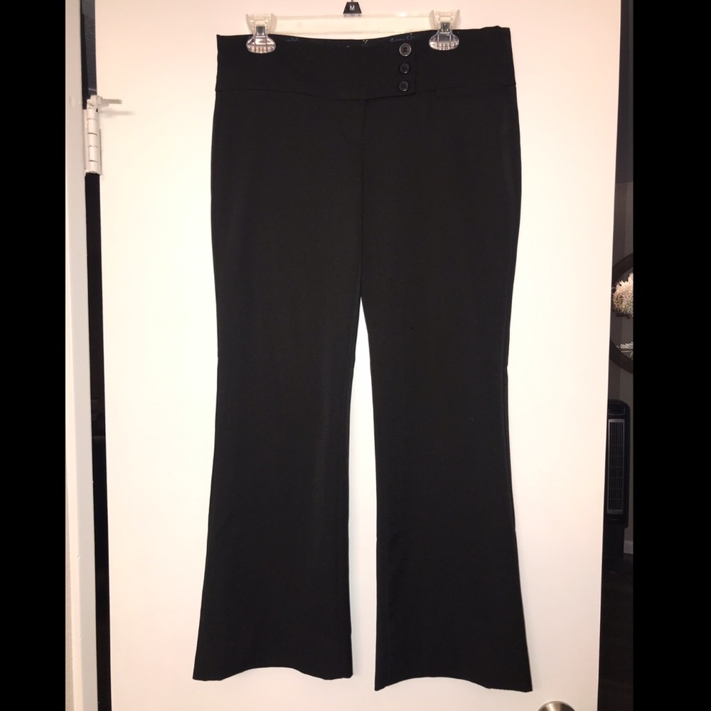 Black Bootcut Business Pants